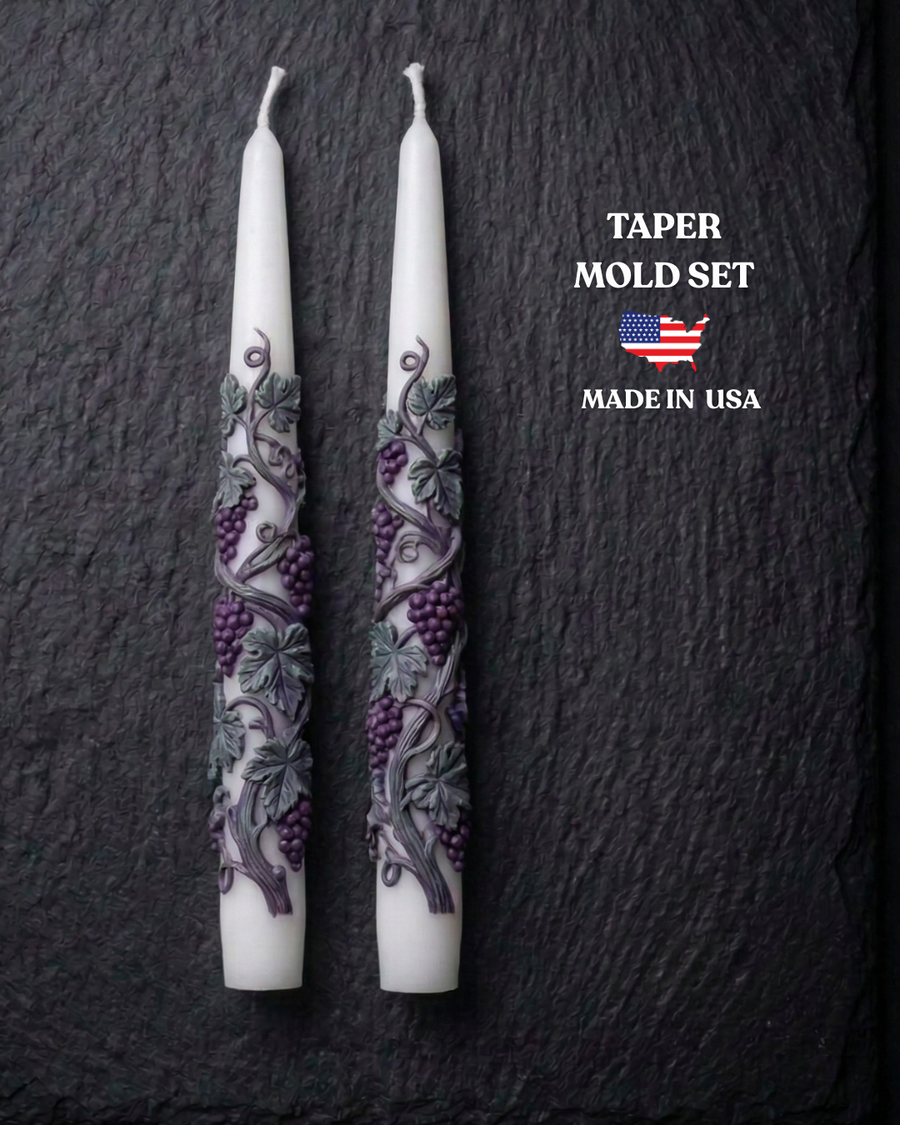 Grapevine Taper Candle Mold | Made in USA