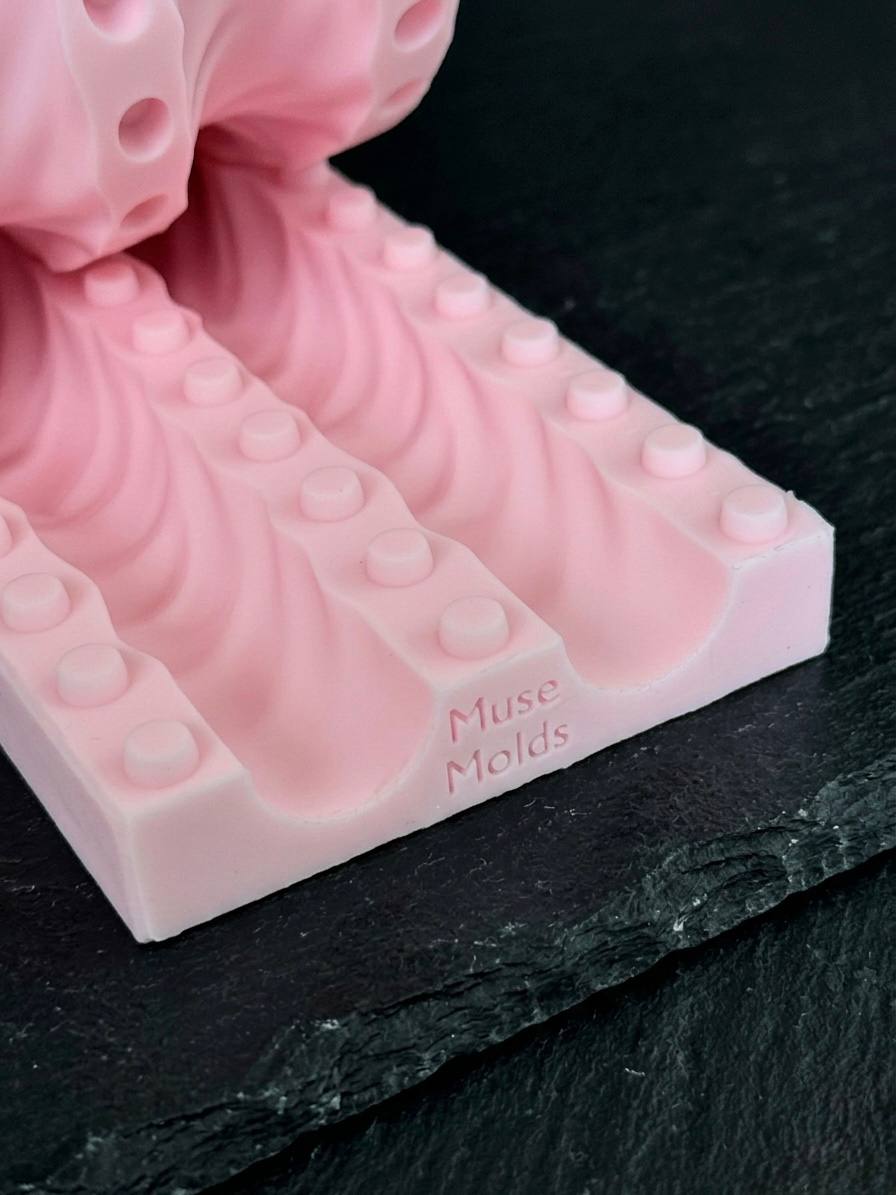 Veil Spiral Taper Candle Mold