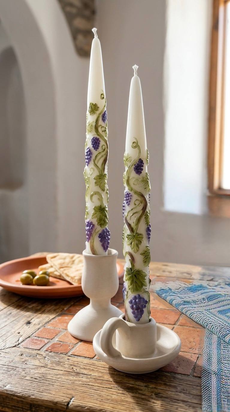 Grapevine Taper Candle Mold | Made in USA