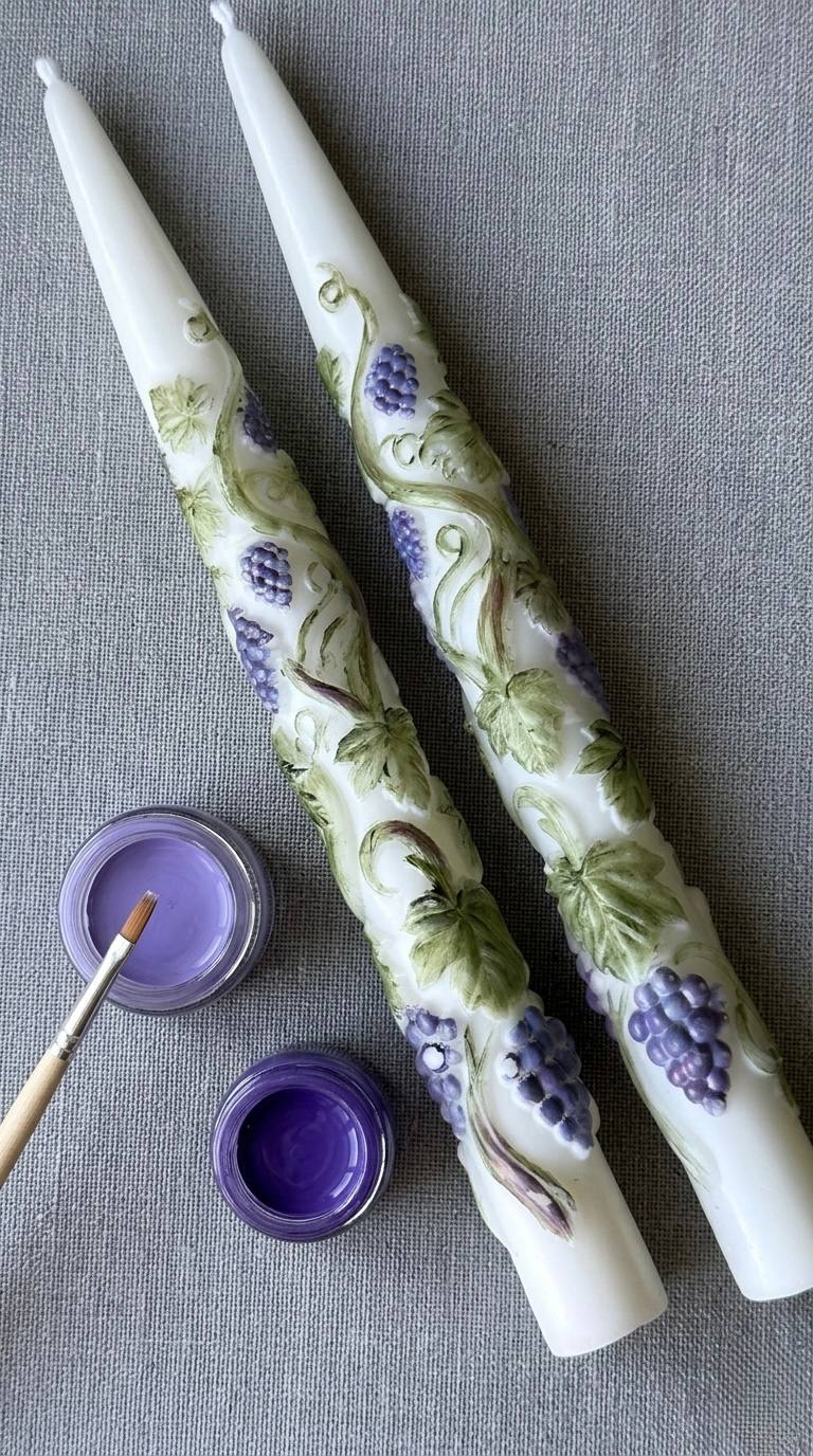 Grapevine Taper Candle Mold | Made in USA