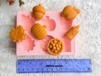 Fall Harvest Silicone Wax Melt Mold