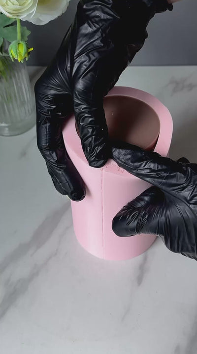 Large Moth Silicone Pillar Candle Mold